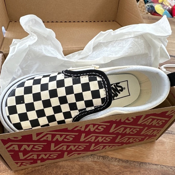 Vans Toddler Slip On Checkerboard Shoe - Picture 9 of 9